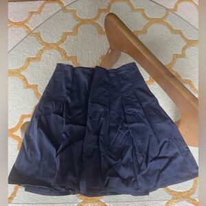 Chic Navy Italian A-Line Women's Skirt